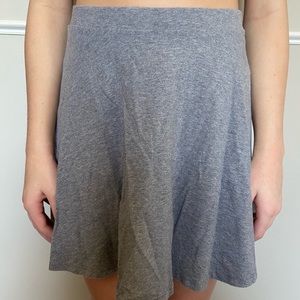 Gray mini-skirt